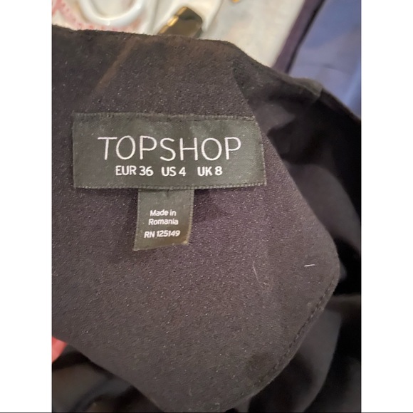 TOPSHOP black romper jumpsuit - Picture 4 of 4